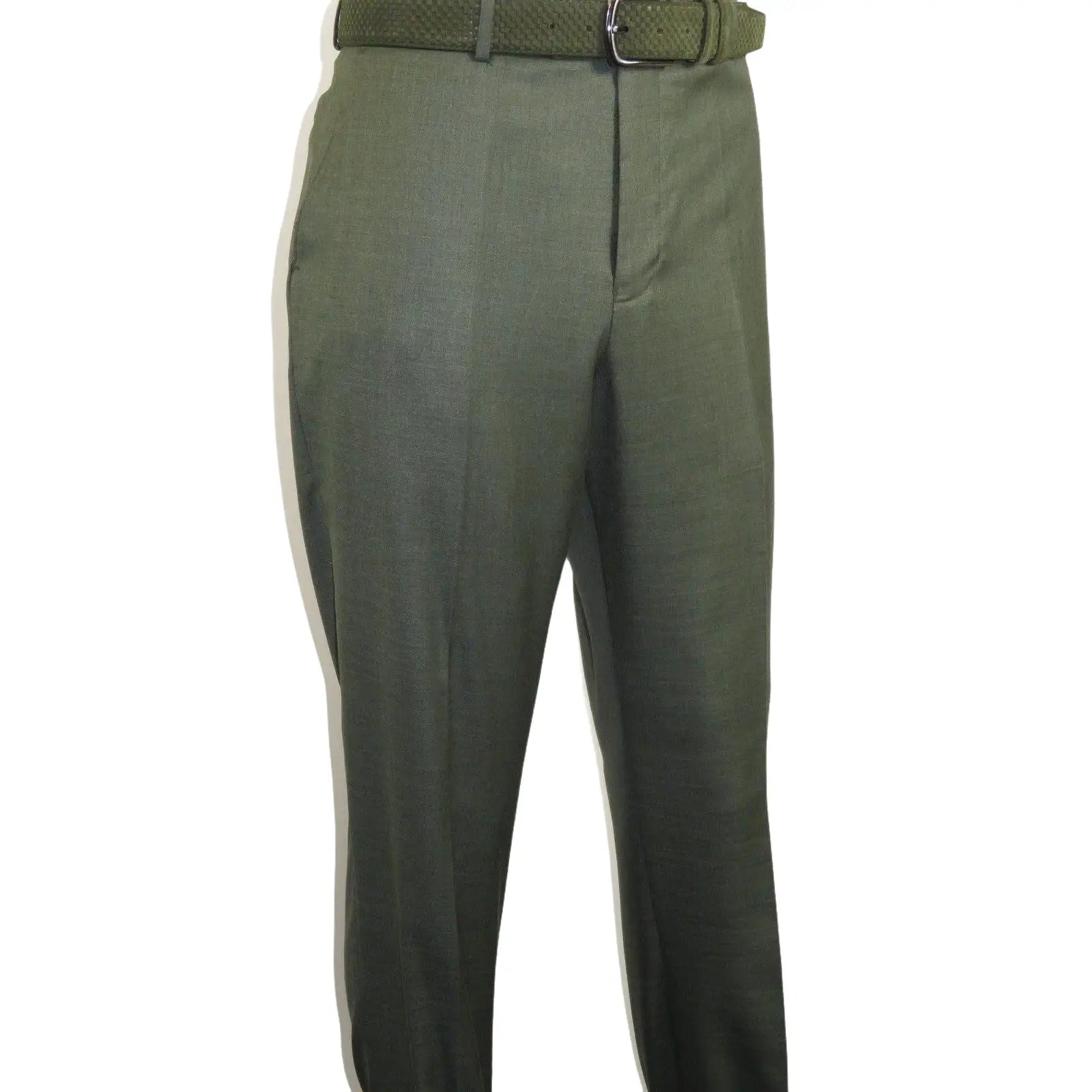 Men's VITALI Three Piece Suit Vested Sharkskin Sheen Vented M3090 Olive Green - J.Valintin Men's Wear Legend - 31913