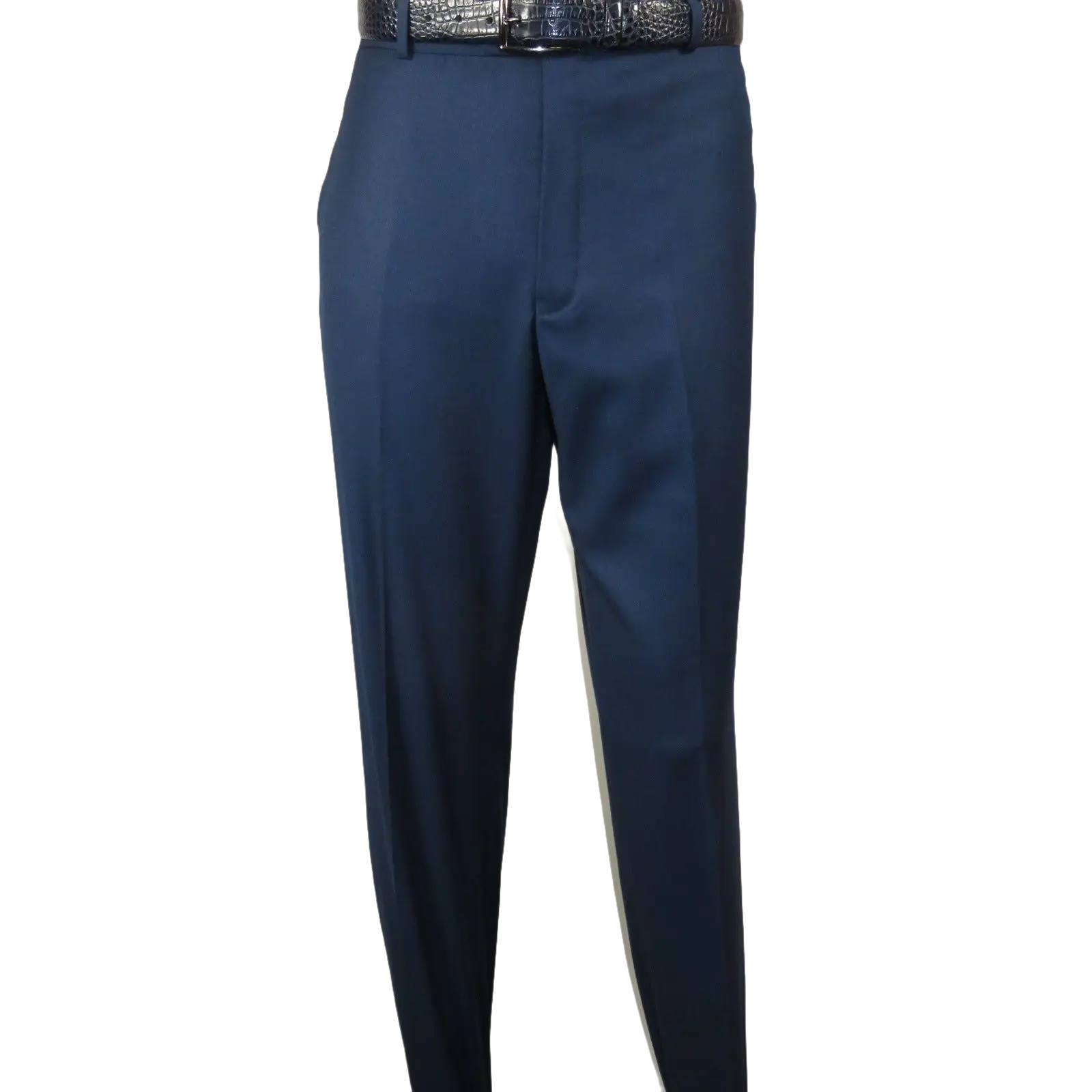 Mens Vitali Three Piece Suit Vested Sheen Sharkskin Business M3090 Ink blue - J.Valintin Men's Wear Legend - 93579