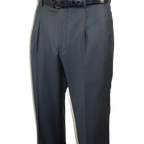 Mens Vitali Three Piece Suit Vested Sheen Sharkskin Business M3090 Navy blue - J.Valintin Men's Wear Legend - 28675