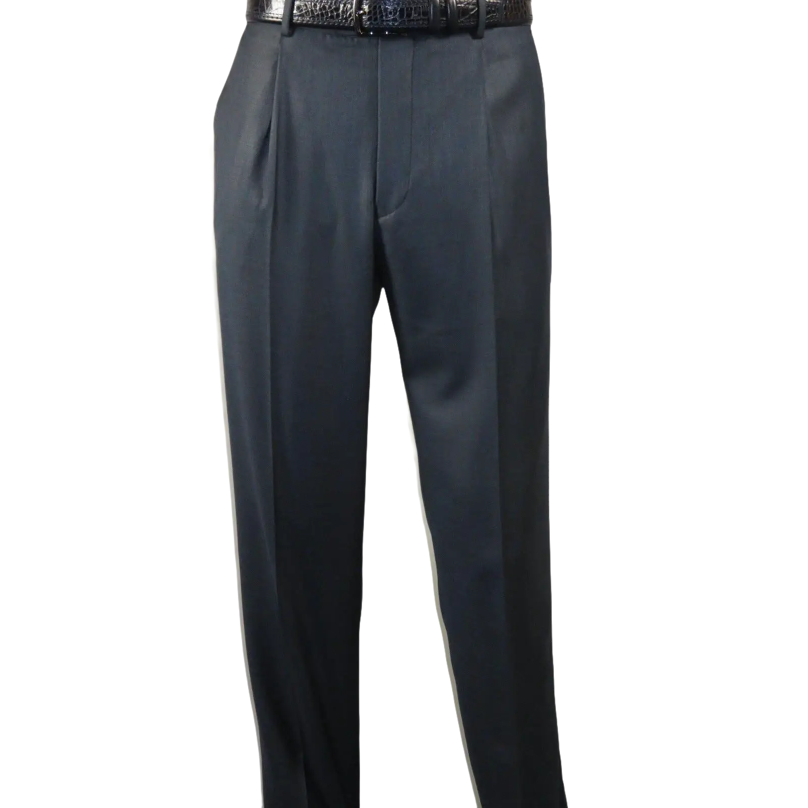 Mens Vitali Three Piece Suit Vested Sheen Sharkskin Business M3090 Navy blue - J.Valintin Men's Wear Legend - 28675
