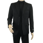 Men's Zacchi Sport Coat Patch Elbow Chenille Velveteen Bryan Black - J.Valintin Men's Wear Legend - Bryan - Black - M