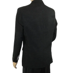 Men's Zacchi Sport Coat Patch Elbow Chenille Velveteen Bryan Black - J.Valintin Men's Wear Legend - Bryan - Black - M