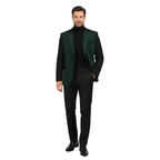 Men's Zacchi Sport Coat Patch Elbow Chenille Velveteen Bryan Green 74524