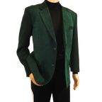 Men's Zacchi Sport Coat Patch Elbow Chenille Velveteen Bryan Green - J.Valintin Men's Wear Legend - Bryan - Green - M