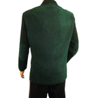 Men's Zacchi Sport Coat Patch Elbow Chenille Velveteen Bryan Green - J.Valintin Men's Wear Legend - Bryan - Green - M