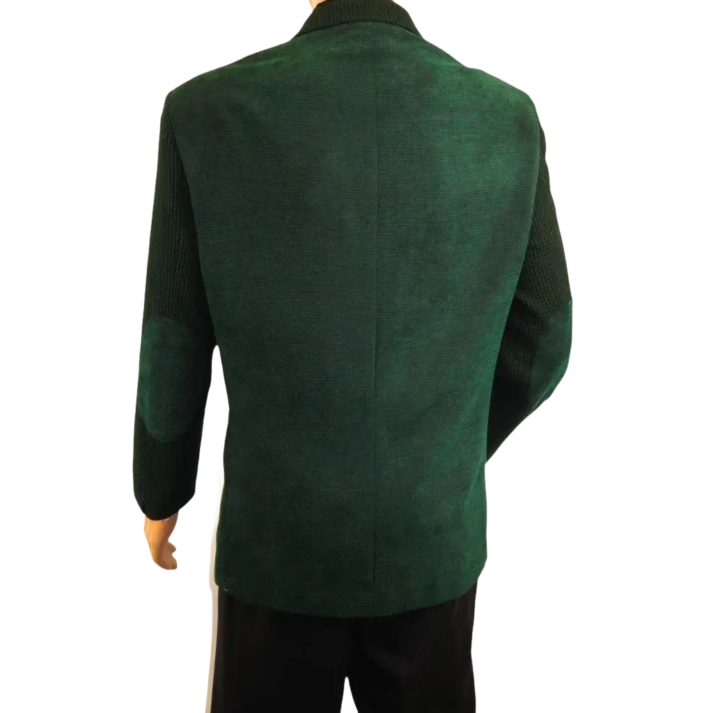 Men's Zacchi Sport Coat Patch Elbow Chenille Velveteen Bryan Green - J.Valintin Men's Wear Legend - Bryan - Green - M