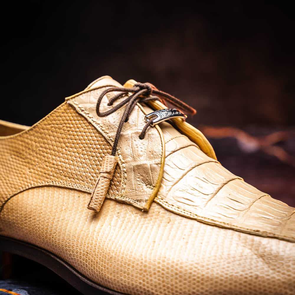 Merida Caiman and Lizard Dress Shoes Derby's Orix
