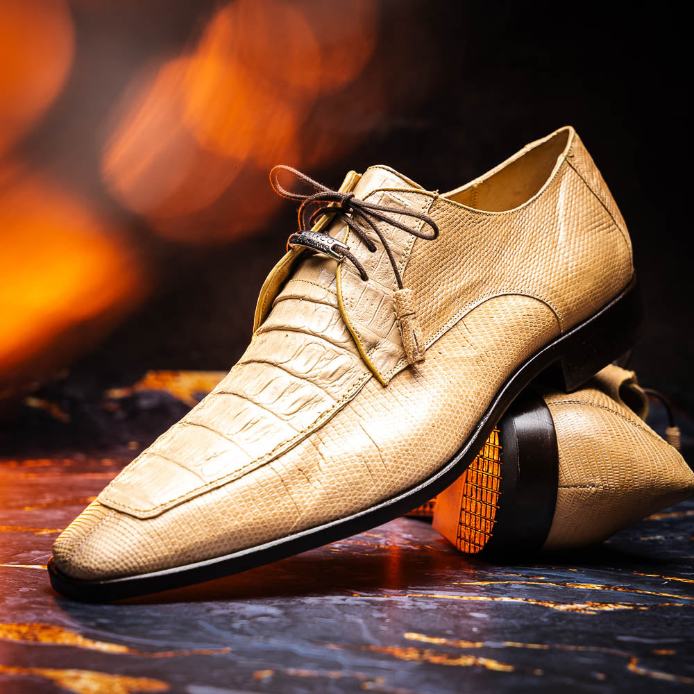 Merida Caiman and Lizard Dress Shoes Derby's Orix