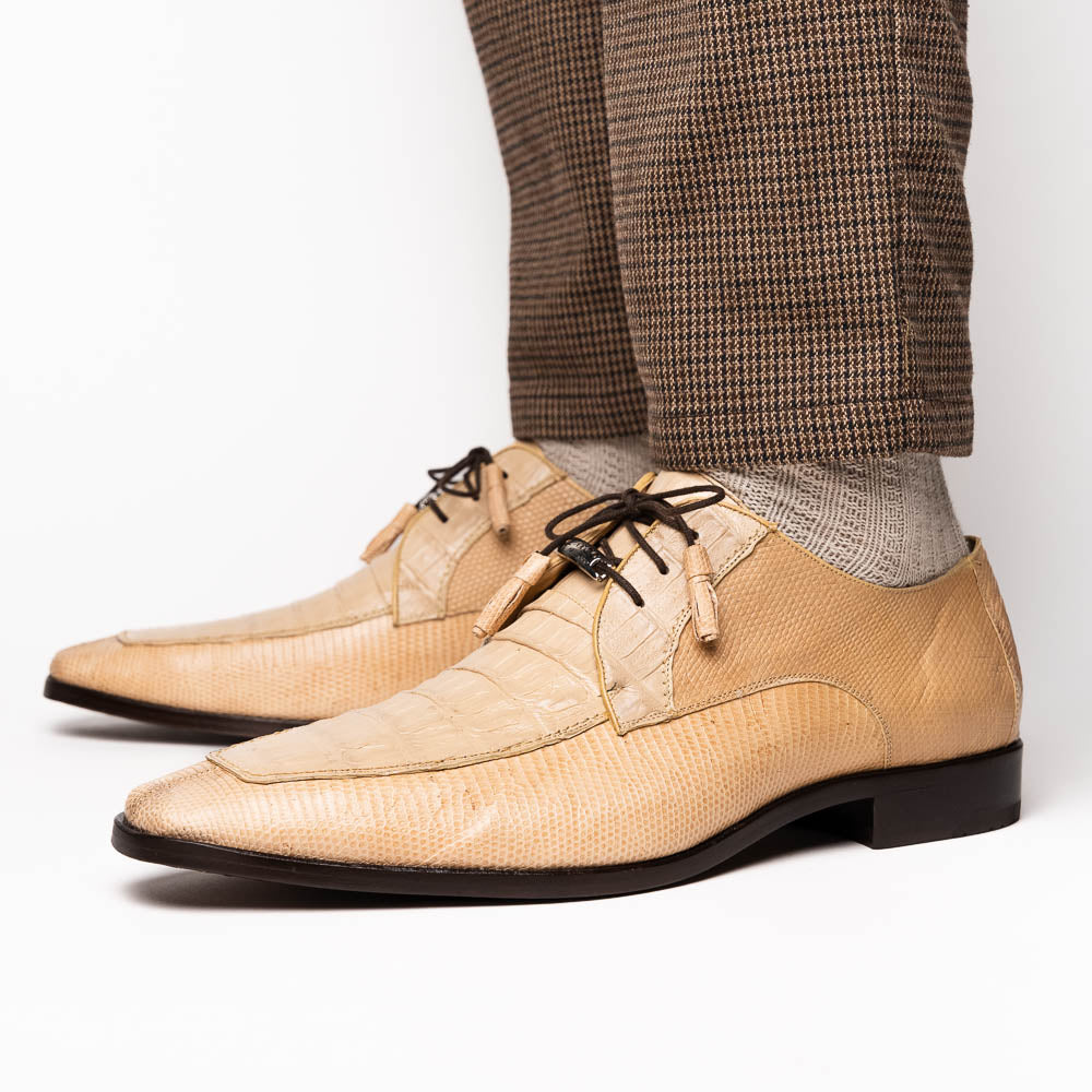 Merida Caiman and Lizard Dress Shoes Derby's Orix