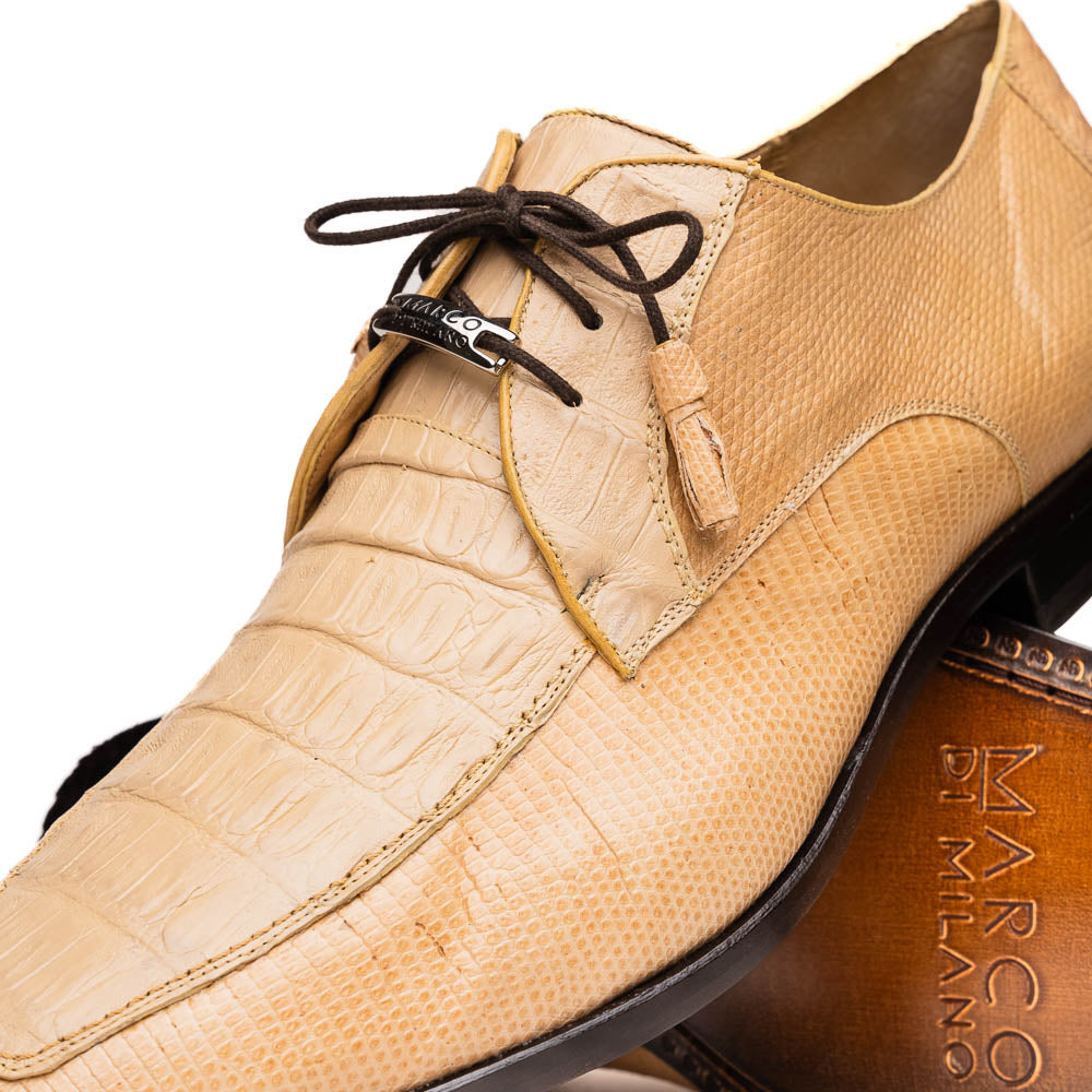 Merida Caiman and Lizard Dress Shoes Derby's Orix