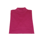 Merinos Wool Sweater PRINCELY Made in Turkey Soft Knits Mock 1011 - 00 Fuchsia - J.Valintin Men's Wear Legend - 1011 - 00 - Fuchsia - M