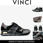 The Milano Snk Black & White Leather Men Sneaker