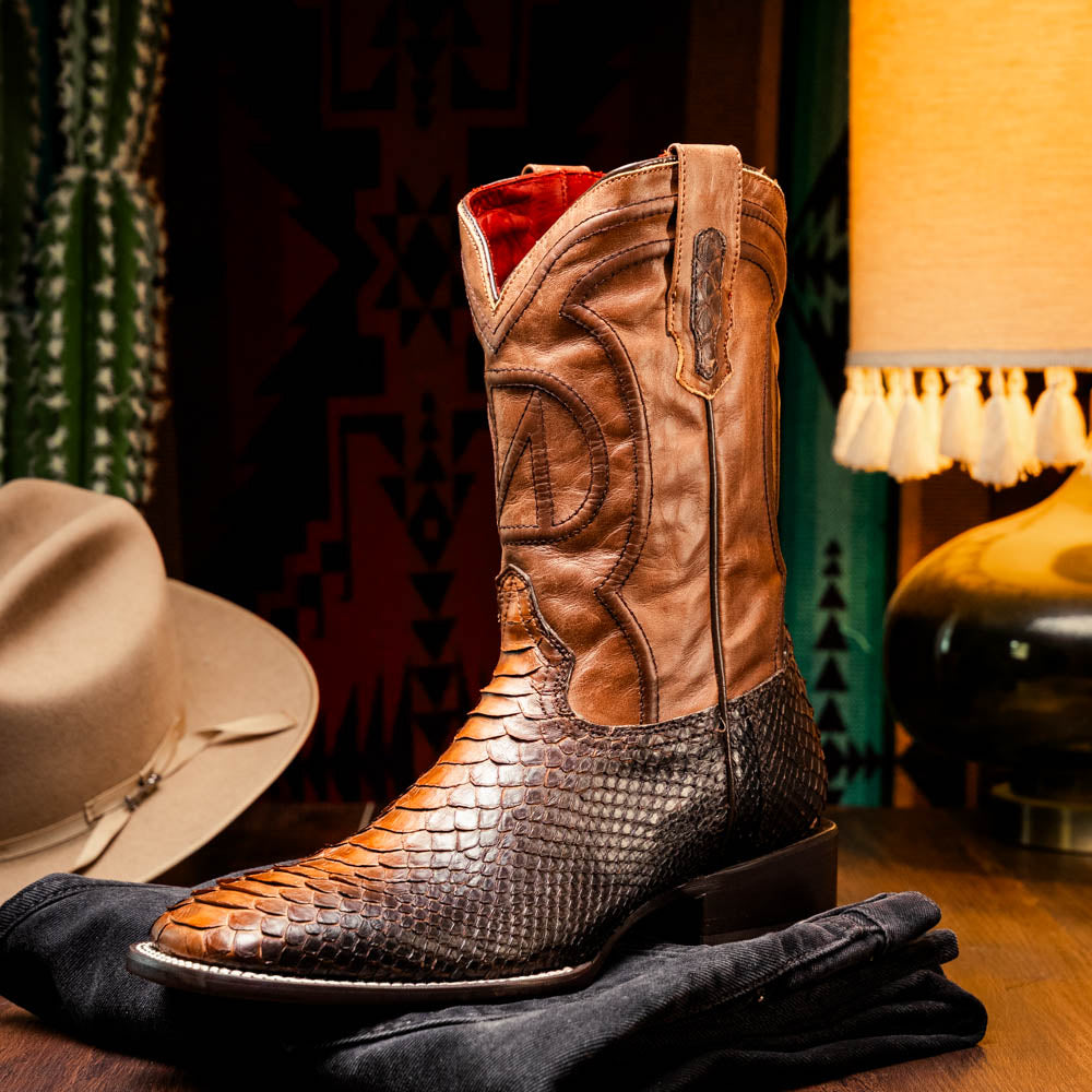 Marco Di Milano Genuine Python Skin Cowboy Boot Missouri Lisboa