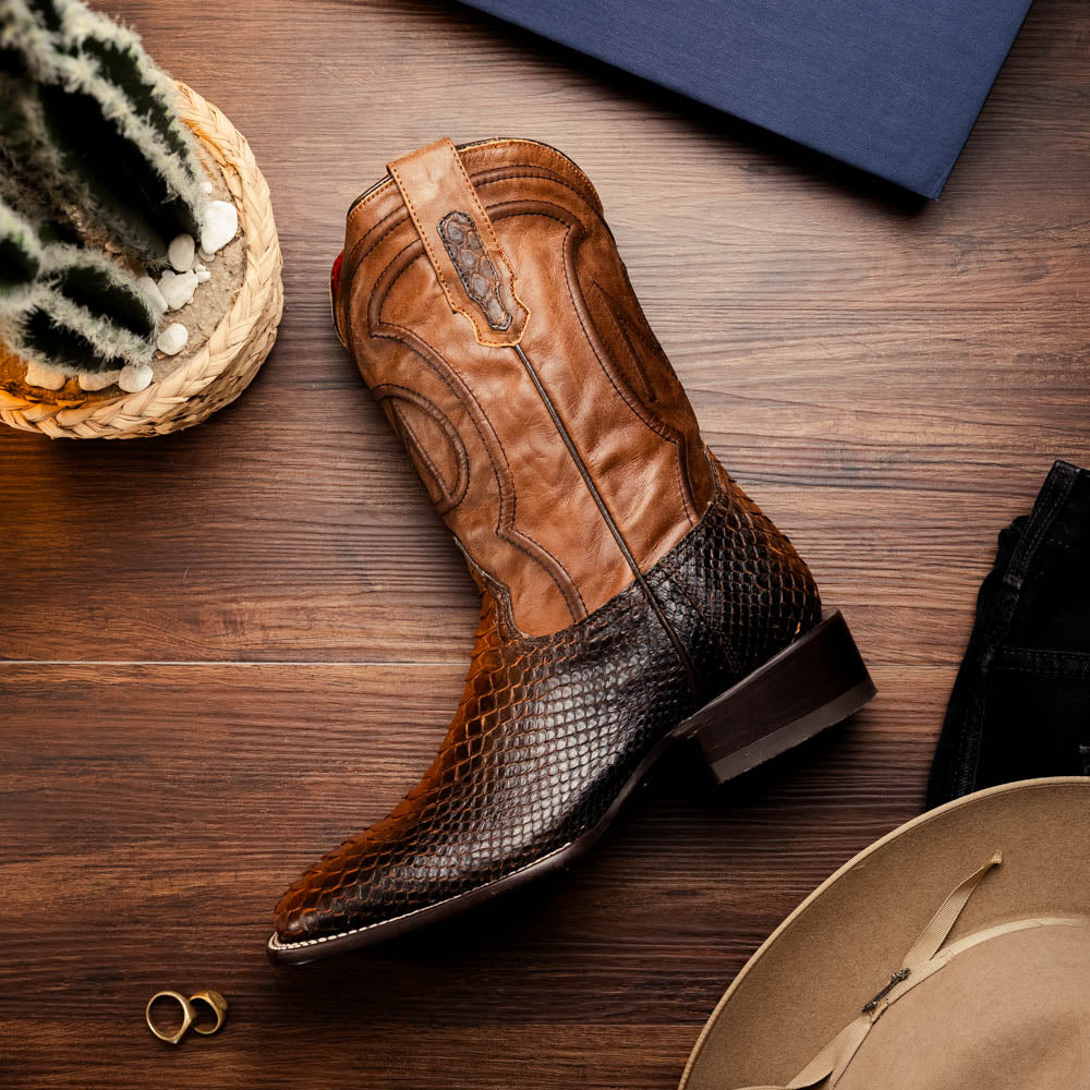 Marco Di Milano Genuine Python Skin Cowboy Boot Missouri Lisboa
