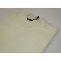 Mock Neck Merinos Wool Sweater PRINCELY From Turkey Soft Knits 1011 - 00 Ivory - J.Valintin Men's Wear Legend - 1011 - 00 - Ivory - M