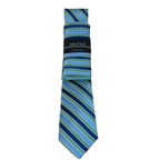 Men's  Nautica Tie and Hankie Set Woven Silky Feel #Nautica-7 Green Blue