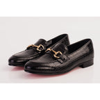 Vinci The Monaco Black Leather Men Shoe Bit Loafer