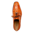 Marco Di Milano genuine Premium Nile Crocodile Skin Italian leather Nilo Brandy