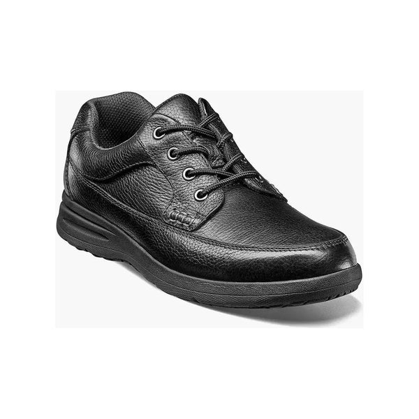 Nunn Bush Cam Moc Toe Oxford Work Shoes Black Tumbled 84694 - 007 - J.Valintin Men's Wear Legend - 84694 - 007 - 7 M