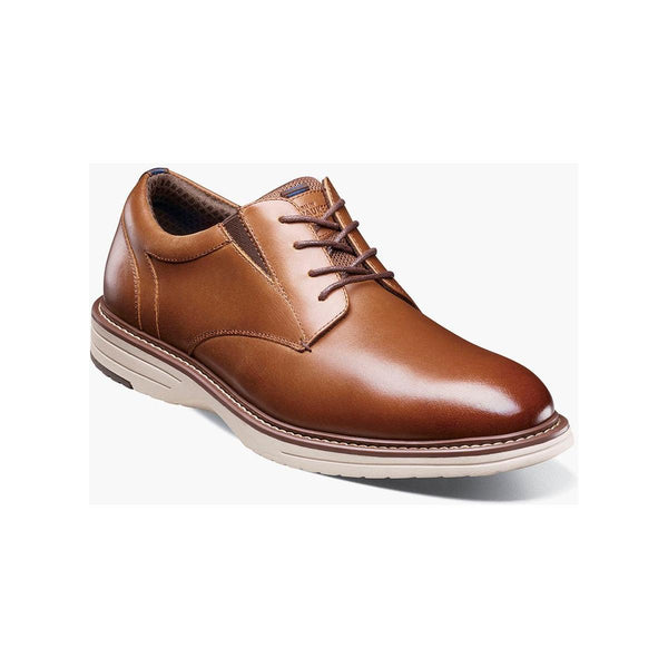 Nunn Bush Griff Plain Toe Oxford Walking Shoes Cognac Multi 85078 - 229 - J.Valintin Men's Wear Legend - 85078 - 229 - 7 M