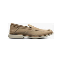 Nunn Bush Otto EZ Moc Toe Slip On Leather Shoes Stone 85064 - 275 - J.Valintin Men's Wear Legend - 85064 - 275 - 7 M