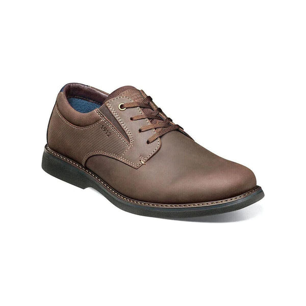 Nunn Bush Otto Plain Toe Oxford Shoes Comfort Leather Brown CH 84962 - 215 - J.Valintin Men's Wear Legend - 84962 - 215_7_M