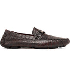 Parma Genuine Caiman Belly Slipon Loafer Blackcherry