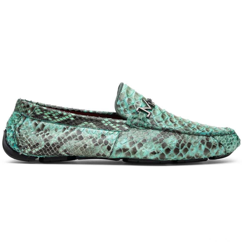 Python Original Skin Driver Shoes Pia Aqua