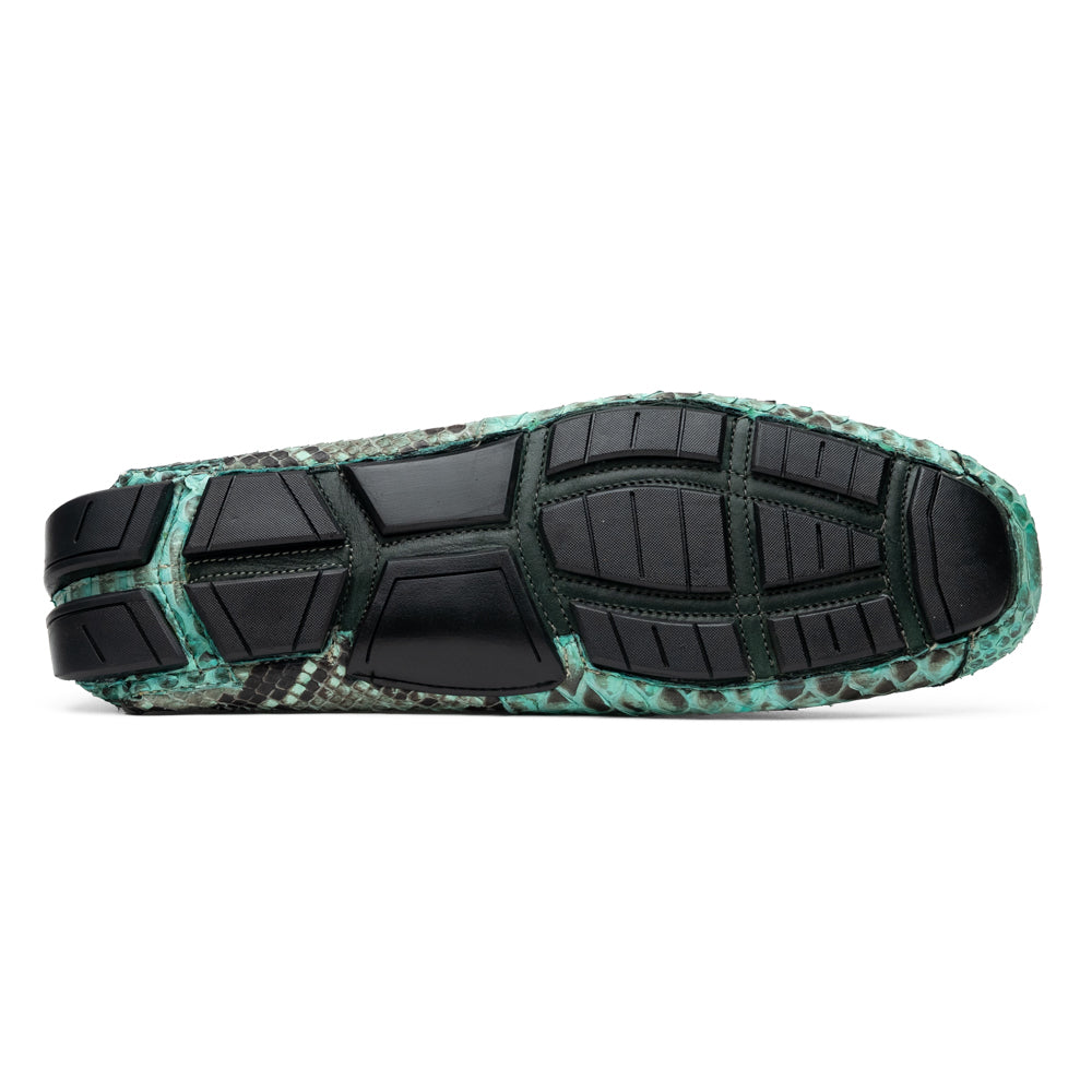 Python Original Skin Driver Shoes Pia Aqua
