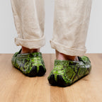 Python Original Skin Driver Shoes Pia Lemon Green