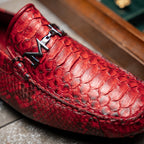 Python Original Skin Driver Shoe Pia Red