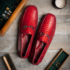 Python Original Skin Driver Shoe Pia Red
