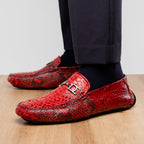 Python Original Skin Driver Shoe Pia Red