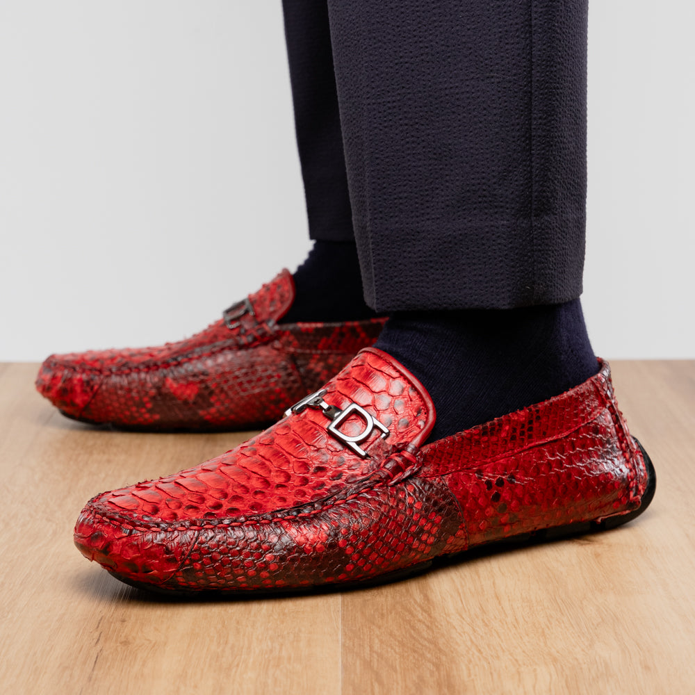 Python Original Skin Driver Shoe Pia Red
