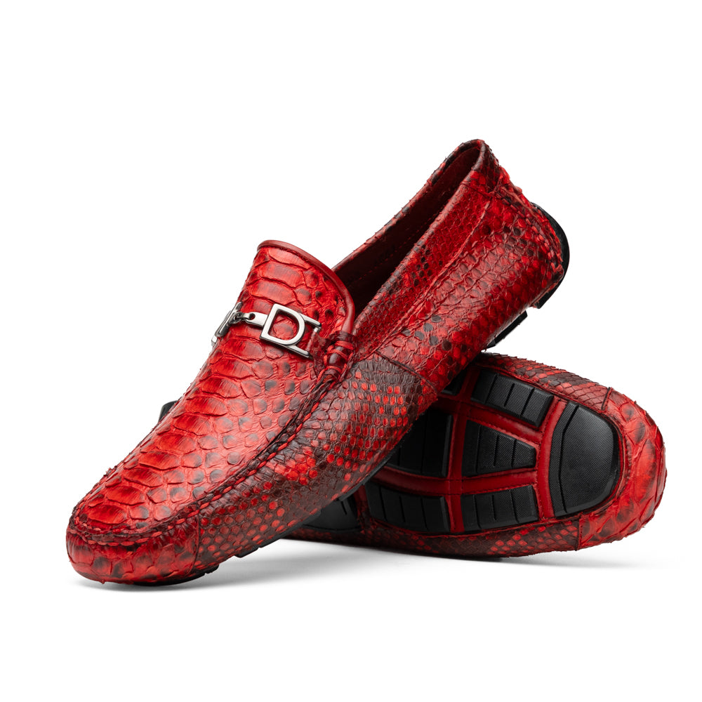 Python Original Skin Driver Shoe Pia Red