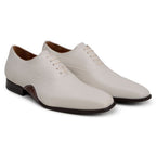 Studio Belvedere Bianca Men’s Shoes Calf-Skin Leather Oxford  Lt. Bone