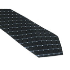 Men's Woven Tie Hankie Set J.Valintin Private Collection R81 Black Gray