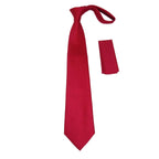 Men's Woven Tie Hankie Set J.Valintin Private Collection R86 Red Dots