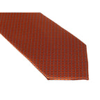 Men's Woven Tie Hankie Set J.Valintin Private Collection R88 Rust Brown