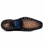 Men's Shoes genuine caiman crocodile skin Ragusa Stained Navy