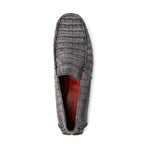 Remo Genuine Caiman Slip On Driving Loafers Gray