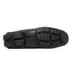 Remo Genuine Caiman Slip On Driving Loafers  Black