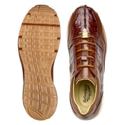 Belvedere Crocodile Fashion Sneakers Rex Ant. Peanut Y44