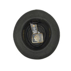 Men's Bruno Capelo RAFAELE Braid Straw Pork Pie Hat Telescope Crown RF-400 Black
