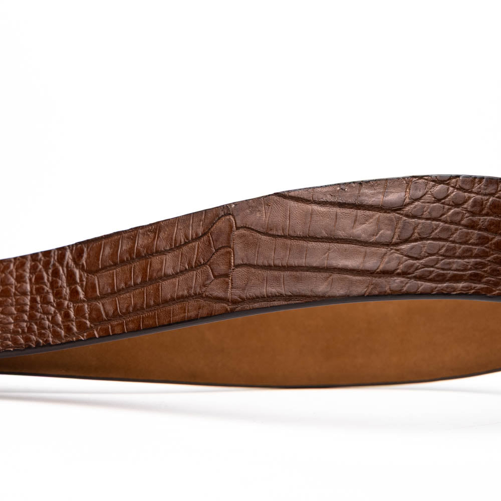 Marco Di Milano  genuine exotic caiman fuscus-belly belt Riccardo Bay Apache