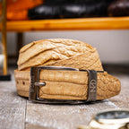 Riccardo Genuine Exotic Caiman Fuscus-belly Belt Orix