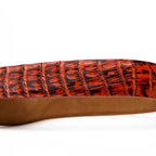 Riccardo Genuine Exotic Caiman Fuscus-belly Belt Rustic Cognac