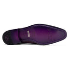 Genuine Stingray Exotic Lace-Up Shoes Rimini Purple