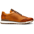 Roma Genuine Caiman Fashion Sneaker Brandy