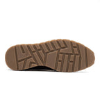 calfskin and genuine caiman crocodile fashion sneaker Shoes Roma Brown